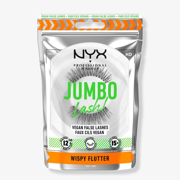 NYX JUMBO LASH WISPY FLUTTER FALSE LASHES - Picture 1 of 5